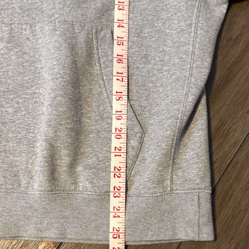 Nike Men's Heather Light Gray Club Fleece Pullover Hoodie Sweater size Medium - Picture 6 of 10